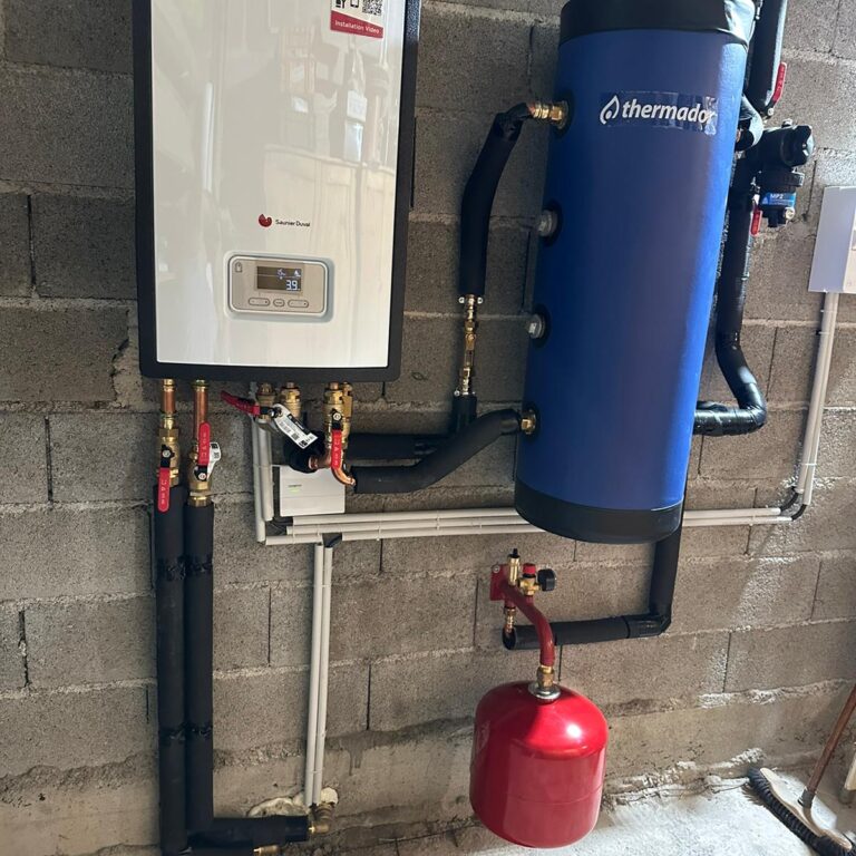 remplacement d'une chaudière par un Pompe à chaleur Saunier Duval dans le Gard